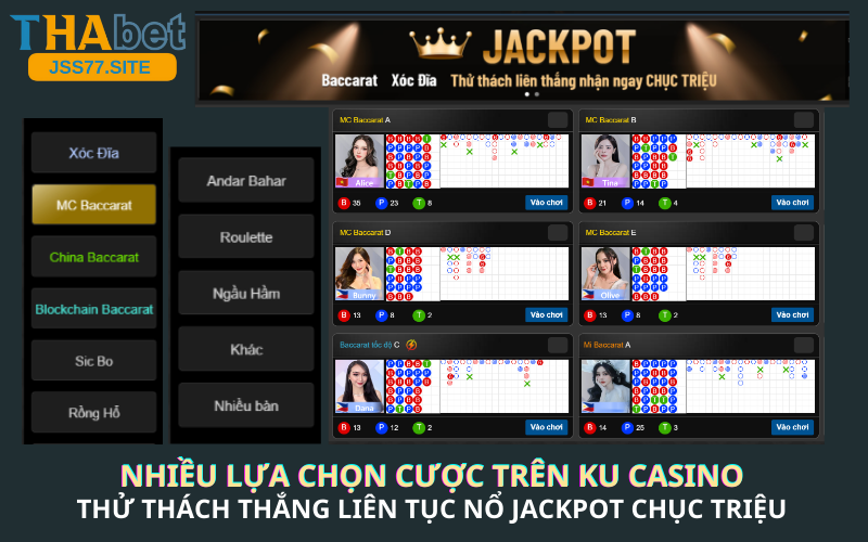 Mỗi sảnh live casino đều nổi bật những bộ môn khác nhau, luật tính điểm cũng có sự khác biệt tương đối